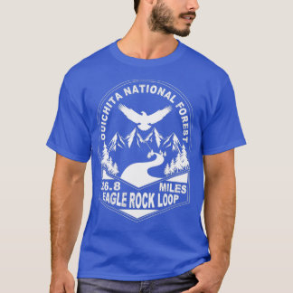 Hiking Trail Eagle Rock Loop Ouachita National For T-Shirt