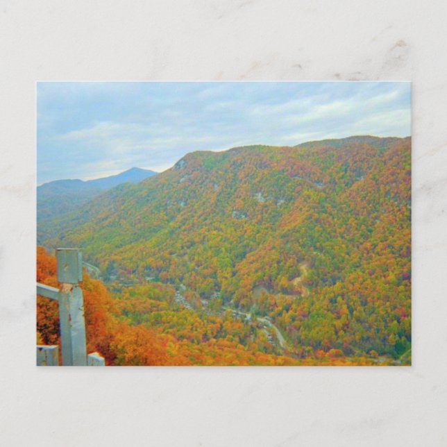 Hiking Way Up In The Mountains Postcard (Front)