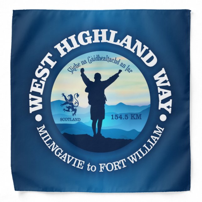 Hiking (West Highland Way) Bandana (Front)