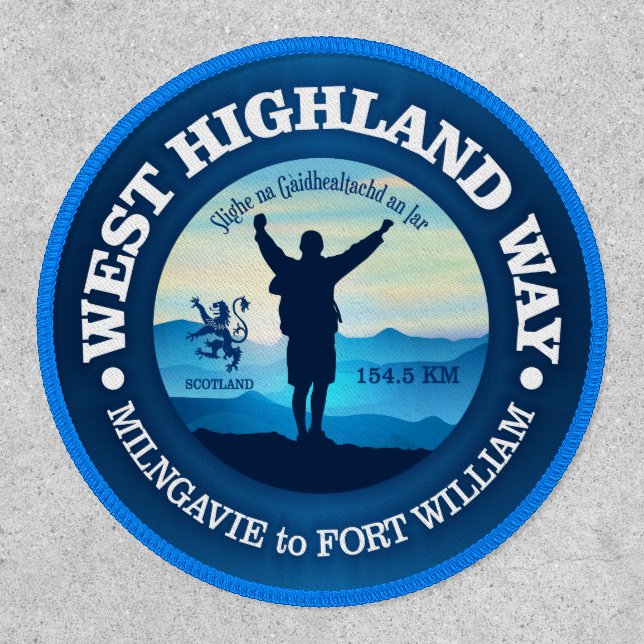 Hiking (West Highland Way)  Patch (Front)