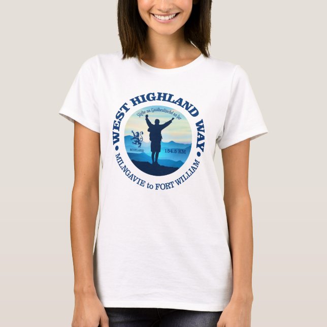 Hiking (West Highland Way) T-Shirt (Front)