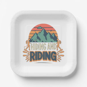 Hiking Where Journeys Become Adventures Paper Plates