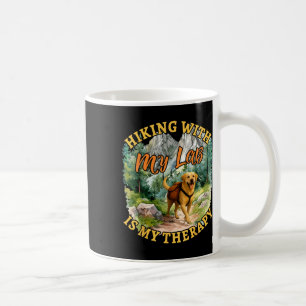 Hiking With My Lab Funny Labrador Retriever Dog Lo Coffee Mug