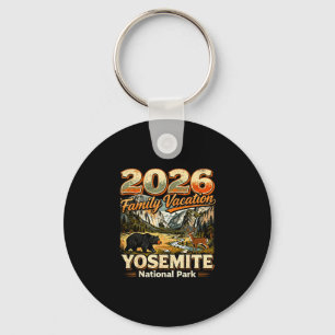 Hiking yosemite national park 2026 family vacation keychain