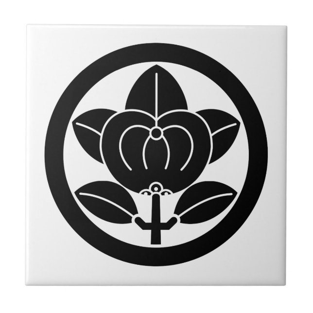 Hikone Tachibana Ceramic Tile (Front)