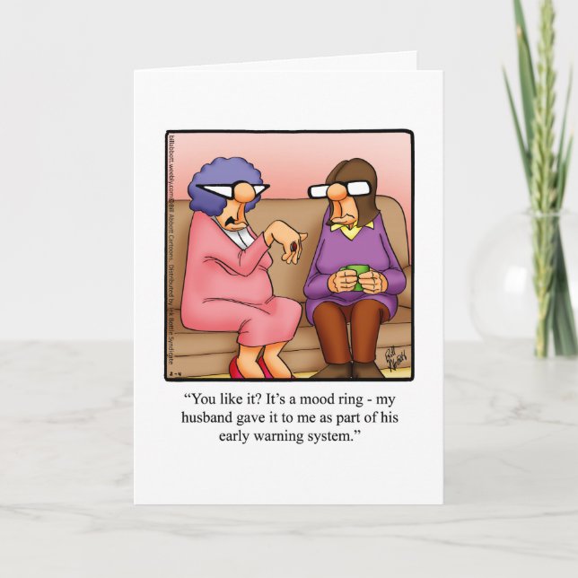Hilarious Anniversary Humor Greeting Card (Front)