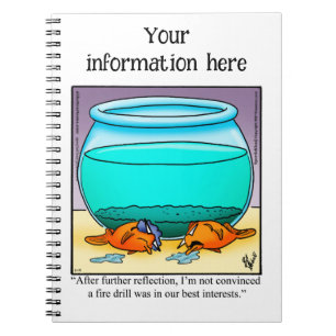 Hilarious Aquarium Humor Notebook