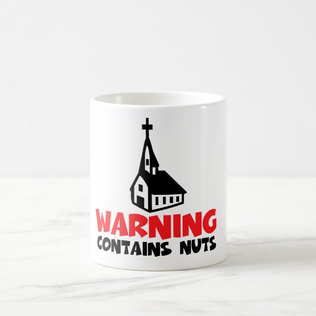 Hilarious atheist coffee mug (Center)