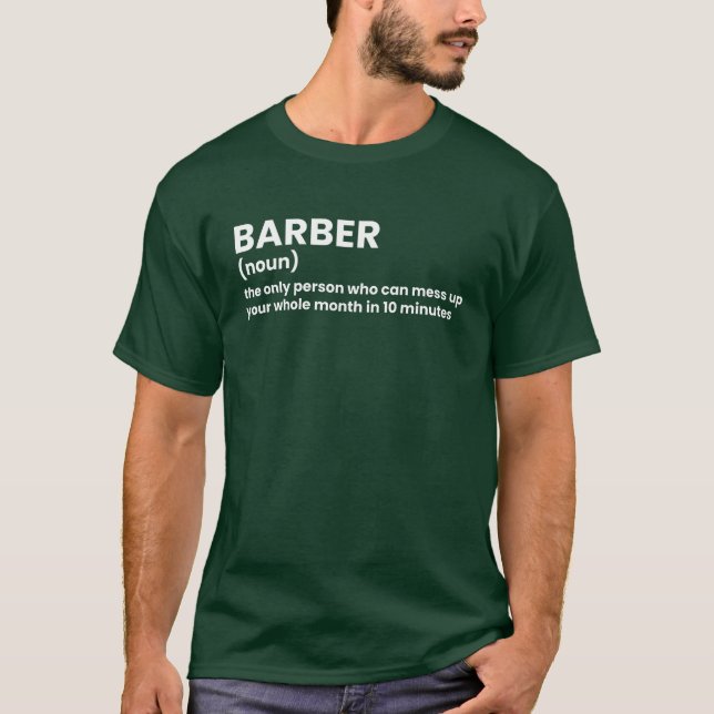 Hilarious Barber Definition Tee (Front)