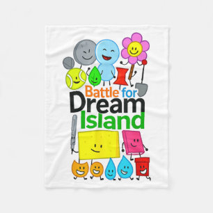 Hilarious Bfdi Graphics For Kids Battle For Dream  Fleece Blanket