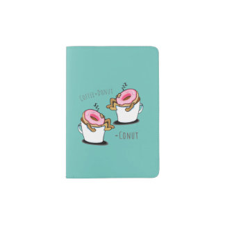 HILARIOUS CARTOON CONUT PASSPORT HOLDER