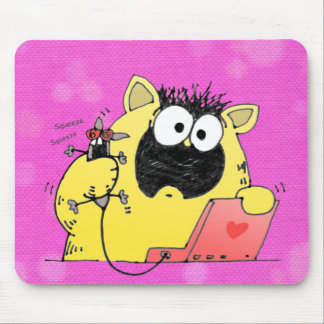 Hilarious Cat and Mouse Pad