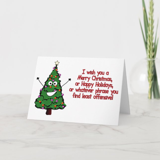 Hilarious Christmas Card for Friends and Family (Front)