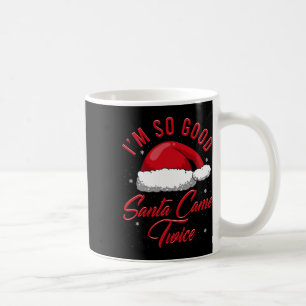 Hilarious Christmas Holiday Naughty Nice Santa Adu Coffee Mug