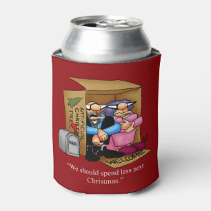 Hilarious Christmas Humor Can Cooler Gift