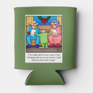 Hilarious Christmas Humor Can Cooler Gift
