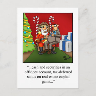 Hilarious Christmas Humor Postcard