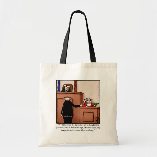 Hilarious Christmas Humor Tote Bag Gift (Front)