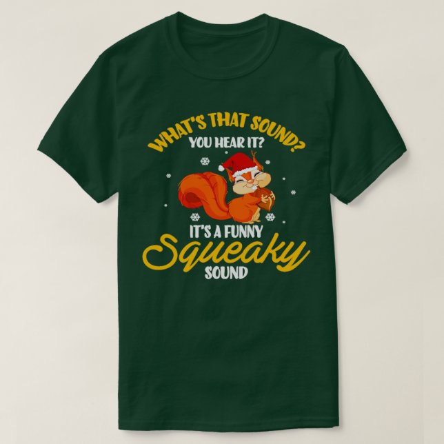 Hilarious Christmas Squirrel Shirt Vacation  (Design Front)
