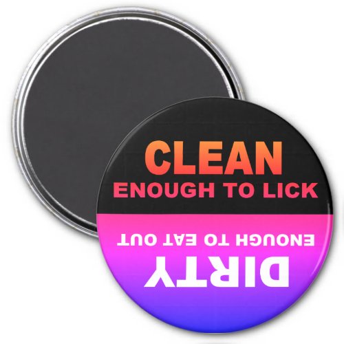 Hilarious Clean and Dirty Dishwasher Magnet