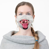 Bass Fishing Pattern Photography Mens Face Mask, Zazzle