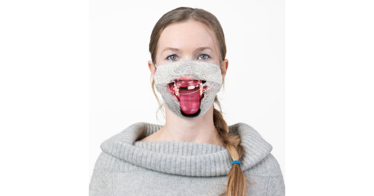 Hilarious covid19 face mask Zazzle