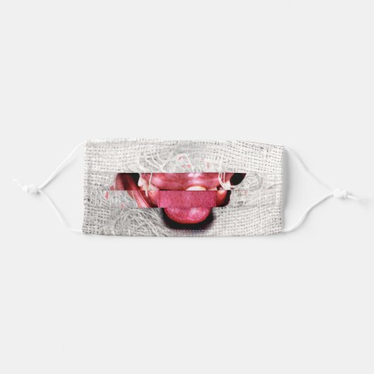 Hilarious covid-19 face mask (Front, Folded)