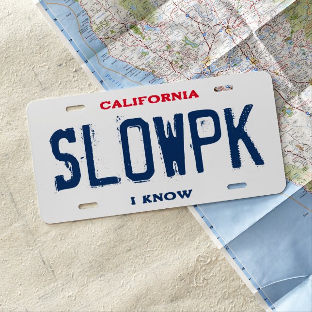 Hilarious custom car license plates (In Situ)