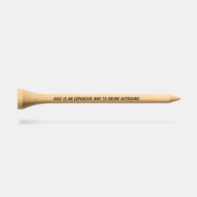 Hilarious Cynical Relatable Gag Gift Icebreaker  Golf Tees (Side (Horz))