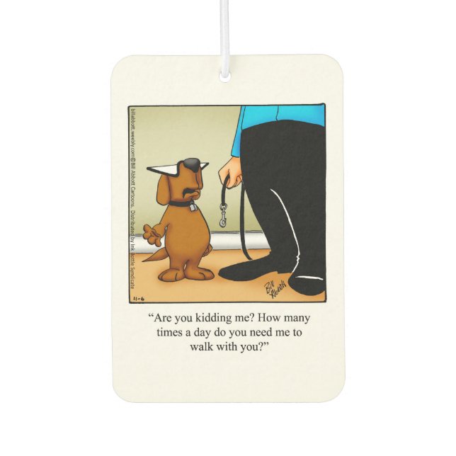 Hilarious Dog Lover’s Air Freshener  (Front)