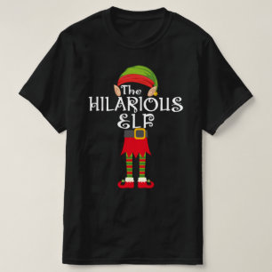 hilarious elf family matching christmas T-Shirt
