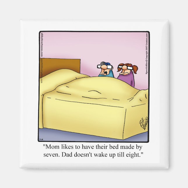 Hilarious Family Humor Magnet Gift (Front)