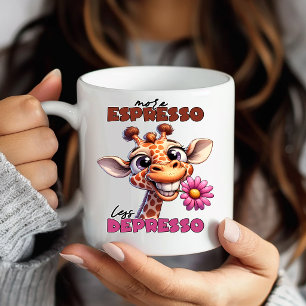 Hilarious Funny Giraffe Coffee Mug Amusing