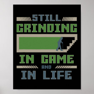Hilarious Gamer For Cool Grandparents Who Game Poster