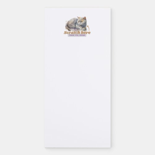 Hilarious Gift Ideas for Cat Lovers Magnetic Notepad