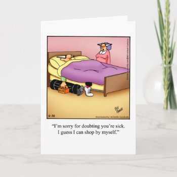 Hilarious Golf Humor Birthday Greeting Card by Spectickles at Zazzle