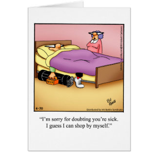 Hilarious Golf Humor Birthday Greeting Card