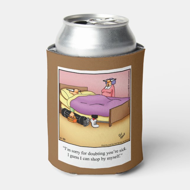 Hilarious Golf Humor Can Cooler (Can Front)
