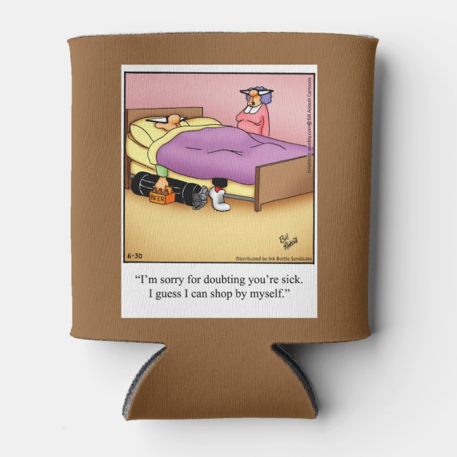 Hilarious Golf Humor Can Cooler Gift For Him (Front)