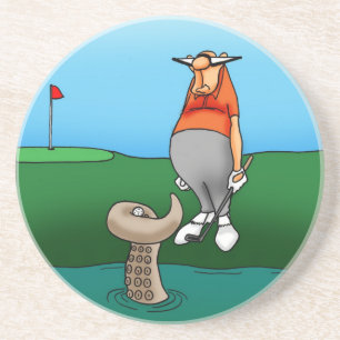 Hilarious Golf Humor Coaster Gift