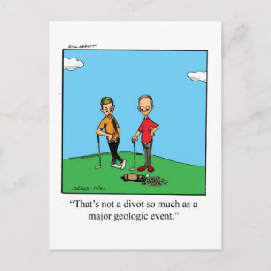 Hilarious Golf Humor Postcard