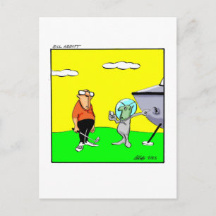 Hilarious Golf Humor Postcard