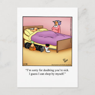 Hilarious Golf Humor Postcard