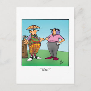 Hilarious Golf Humor Postcard