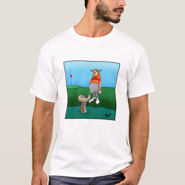 Hilarious Golf Humor Tee Shirt Gift (Front)