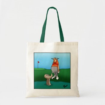 Hilarious Gollf Humor Tote Bag by Spectickles at Zazzle