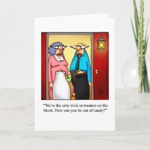 Hilarious Halloween Humor Greeting Card