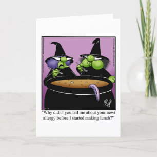 Hilarious Halloween Humor Greeting Card