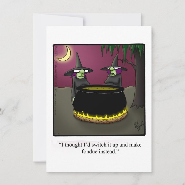 Hilarious Halloween Humor Party Invitations  (Front)