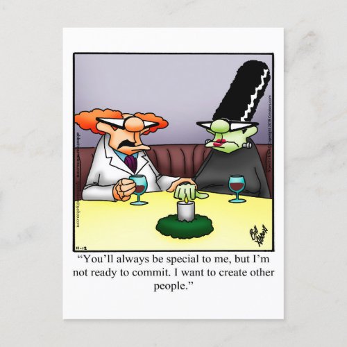 Hilarious Halloween Humor Postcard